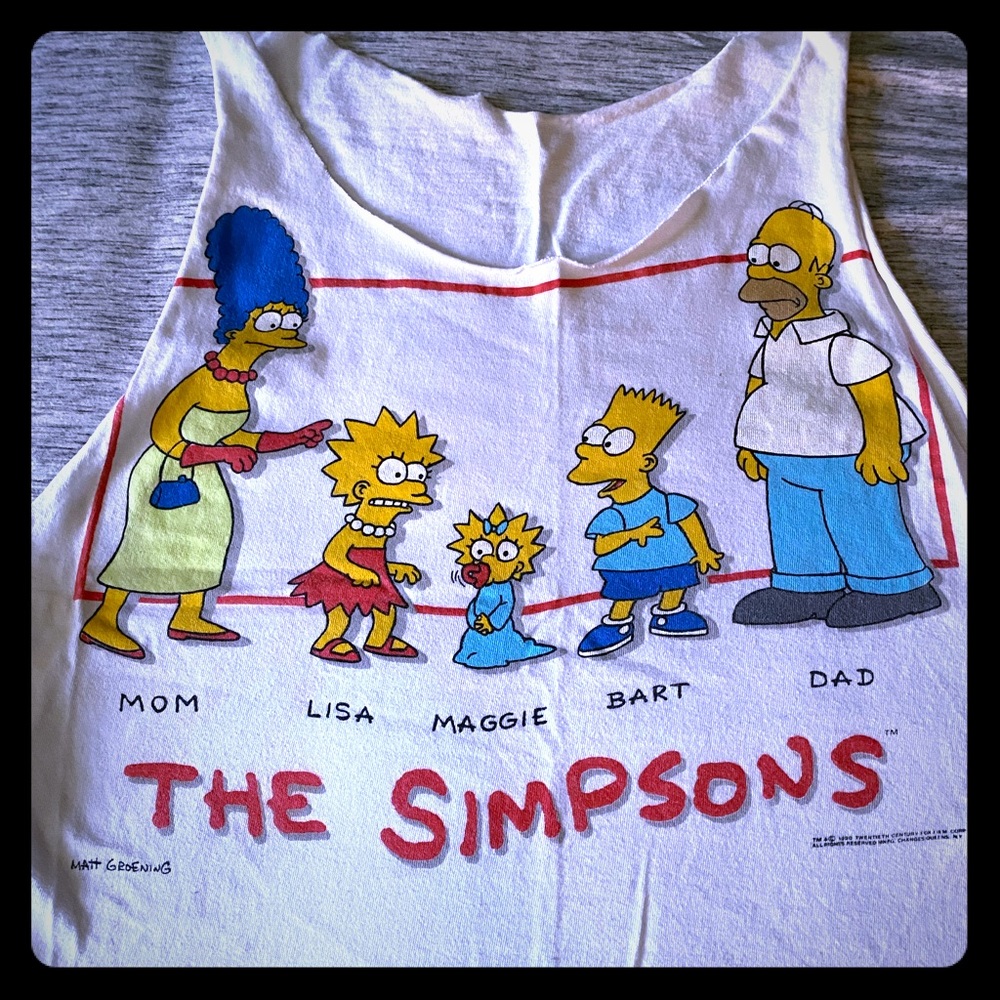 Vintage Original Simpson’s hand cut tee